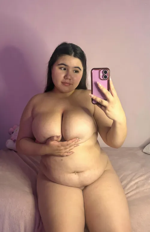 i’m too nervous to say it out loud but i touch my fat clit every night wishing someone would hold my soft hips and fuck me raw