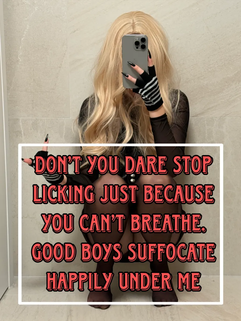 Keep licking until I cum loser, [no imagefap]