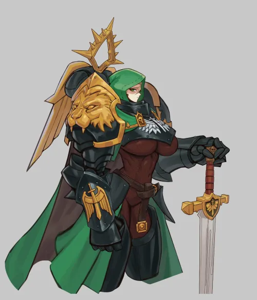 Lion El'Jonson by @PodoBrick