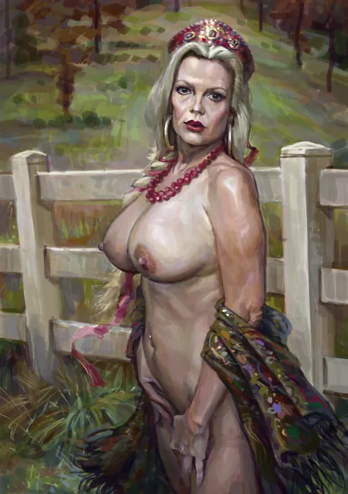 Mrs. Autumn(OC) - digital art by me