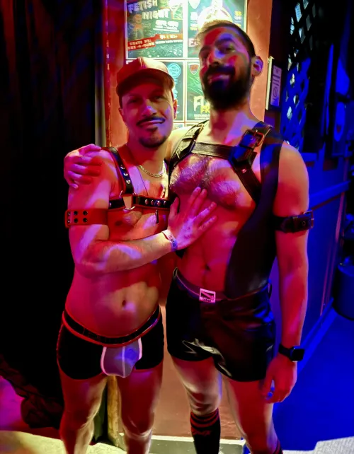 My bro does leather right