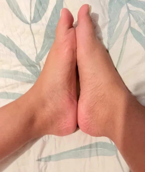 My tiny feet make such a tight hole. Wanna try it?