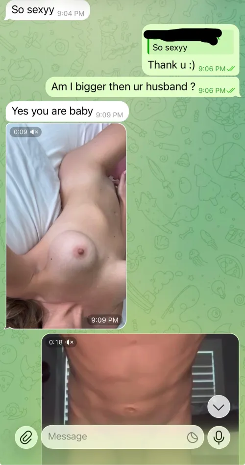 POV you see our text messages and sex tapes