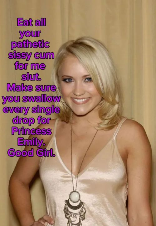 Princess Emily wants you to eat your own cum! NO IMAGEFAP!