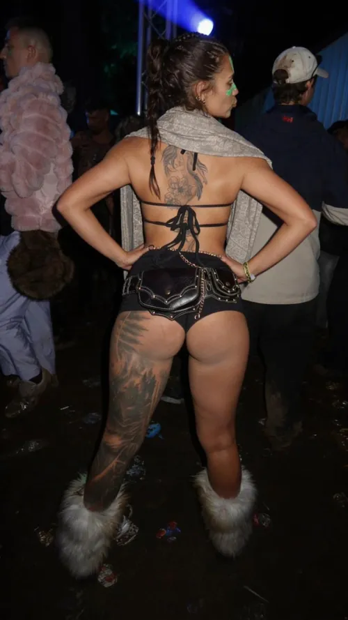 rave booty ready to be spanked