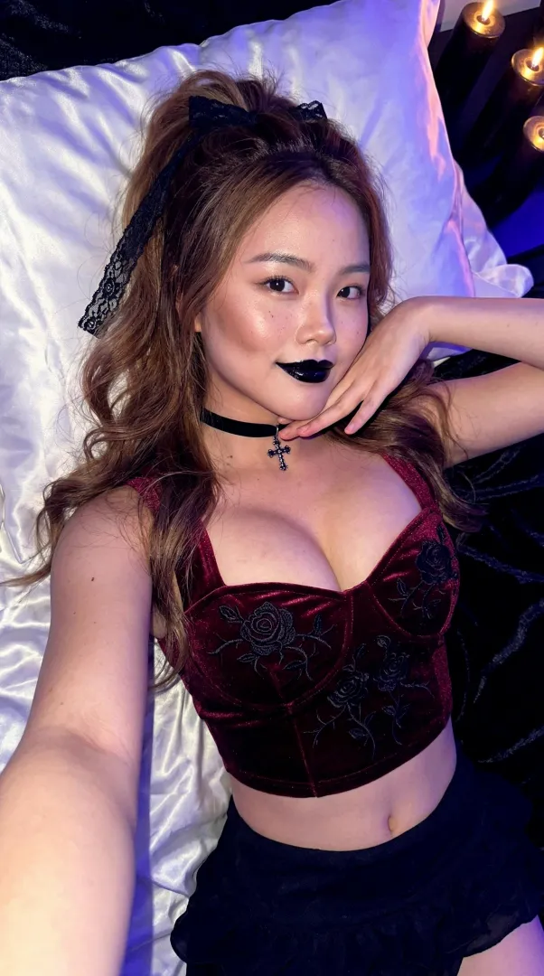 Ready for this pale goth to milk you dry?