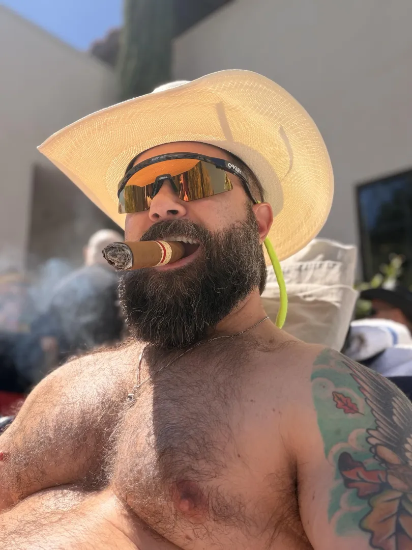 Relaxing at the pool