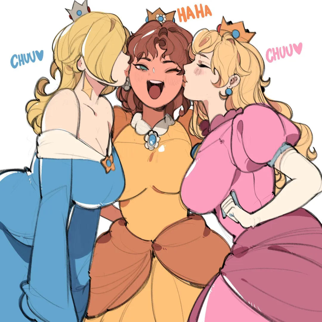 Rosalina, Daisy & Peach [Super Mario]