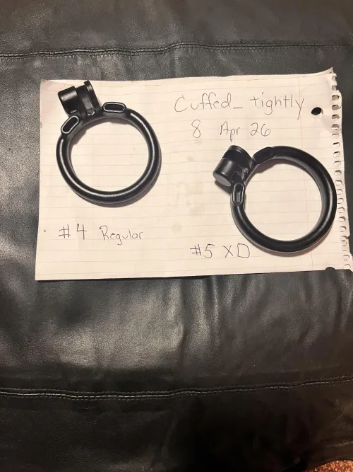 [SELL] [US] Base ring #4 regular, and base ring #5 XD. Both black