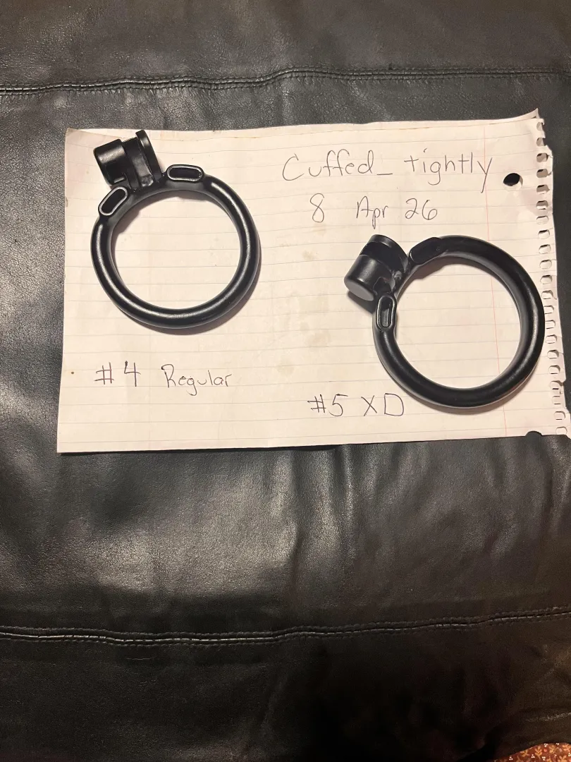 [SELL] [US] Base ring #4 regular, and base ring #5 XD. Both black