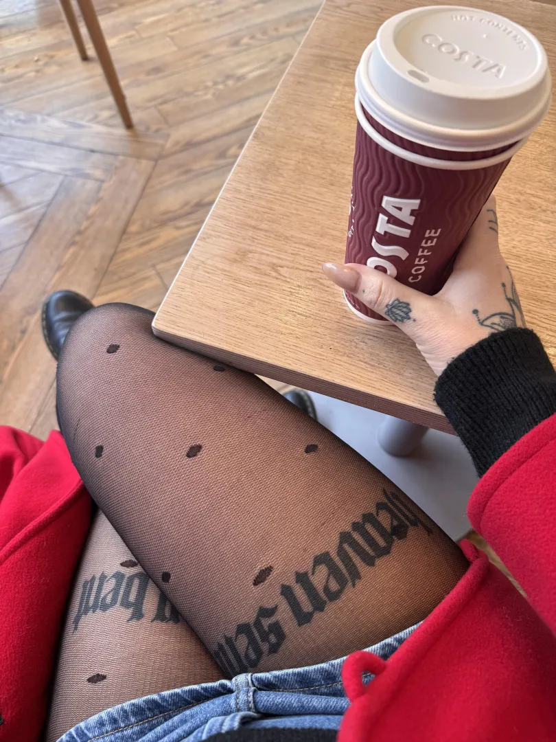 Sexy Spots with my coffee…