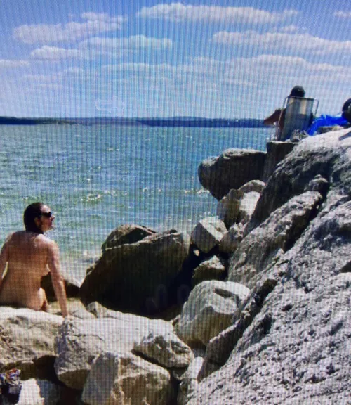 She just wanted him to look.