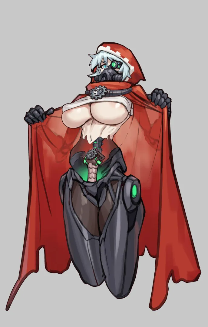 Tech-Priestess, the Milk Acquisitor by @PodoBrick