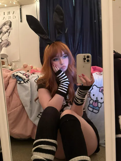 tell me what a naughty bunny i’ve been ;)