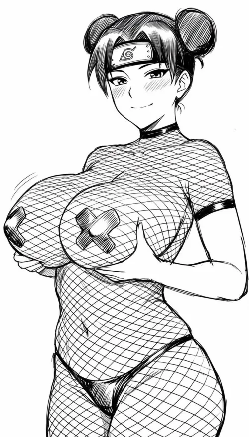 TenTen in Fishnets [Naruto Shippuden] (SketchyPerv)