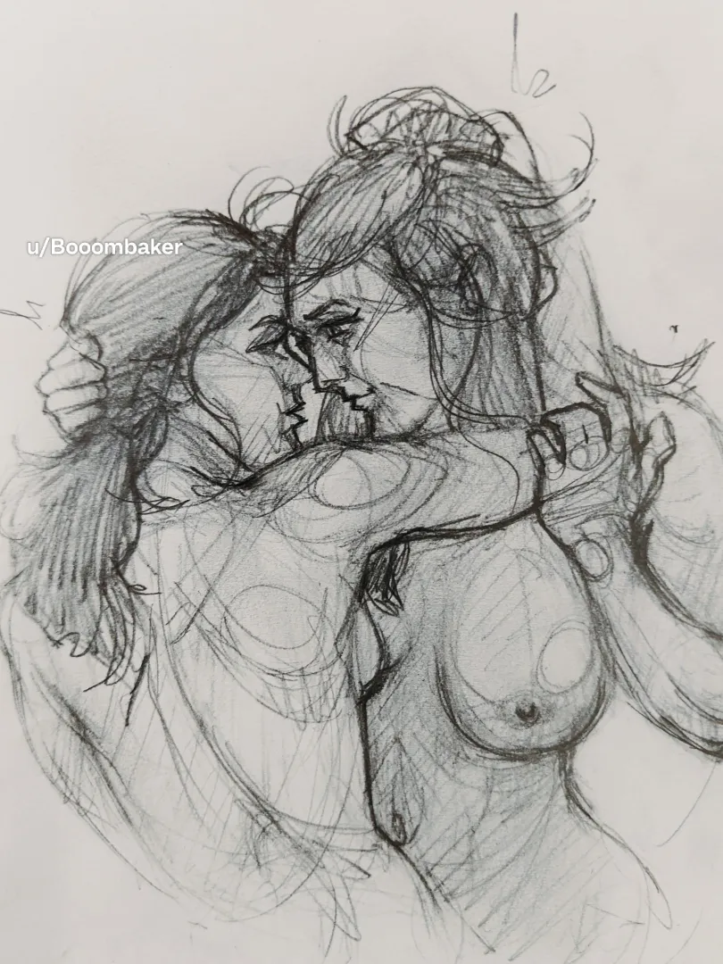 They are really going at it  ( by me )