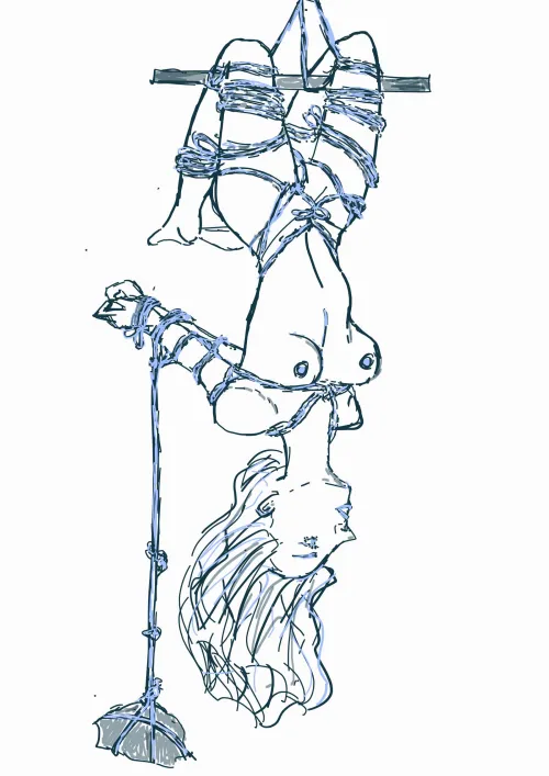 Upside-down (artwork by me-nocturnalsirenn).