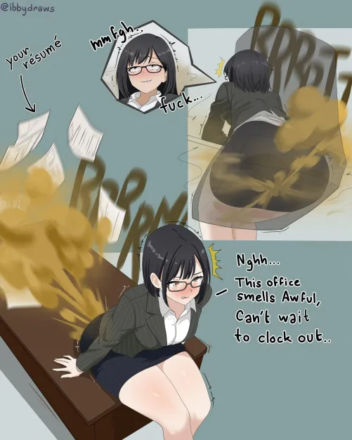 Wanna be her co-worker? (by @ibbydraws)