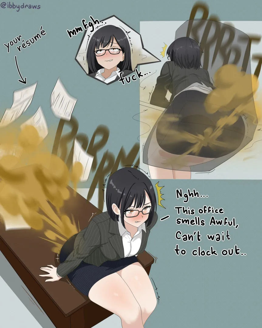 Wanna be her co-worker? (by @ibbydraws)