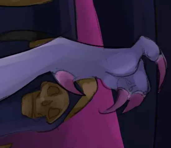 What kind of descriptive word could be used for a foot like this?