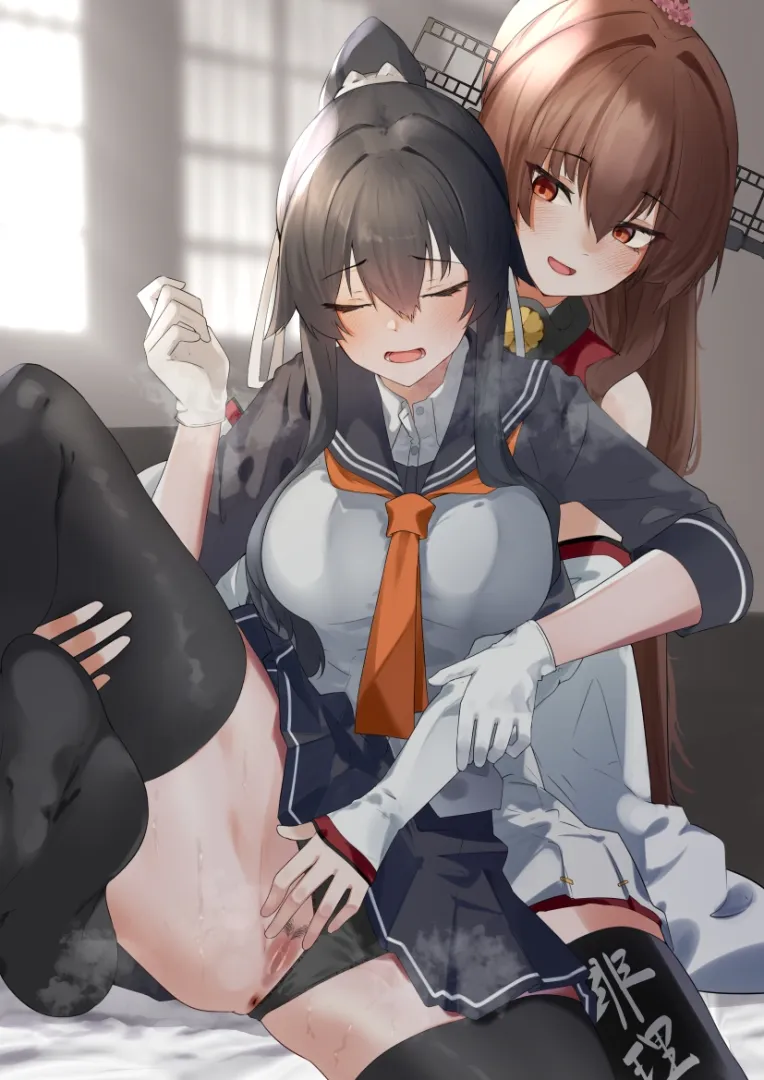 Yamato fingering Yahagi (z/トルオール) [KanColle]