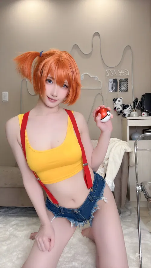 @zenzai_atk Pokemon Trainer Misty Cosplay