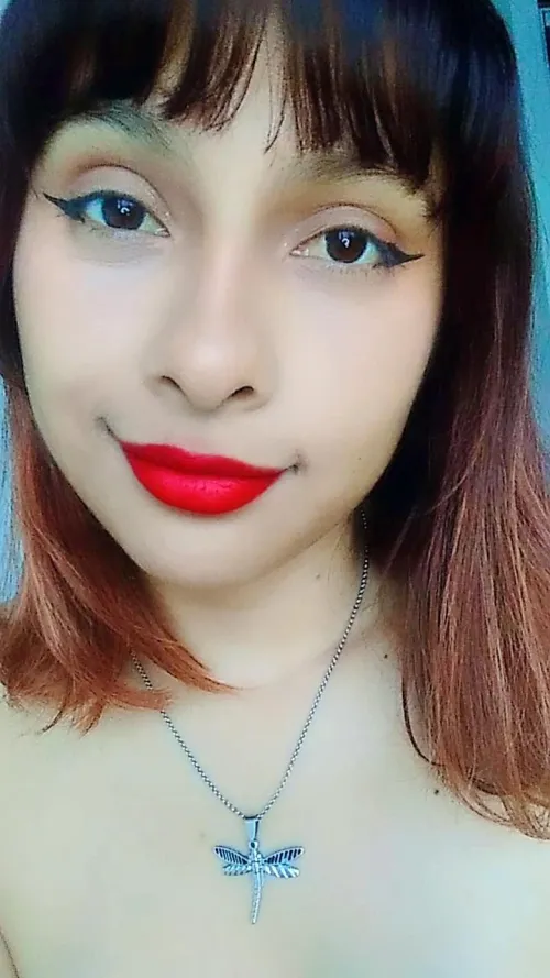 All I need is my red lipstick to shine