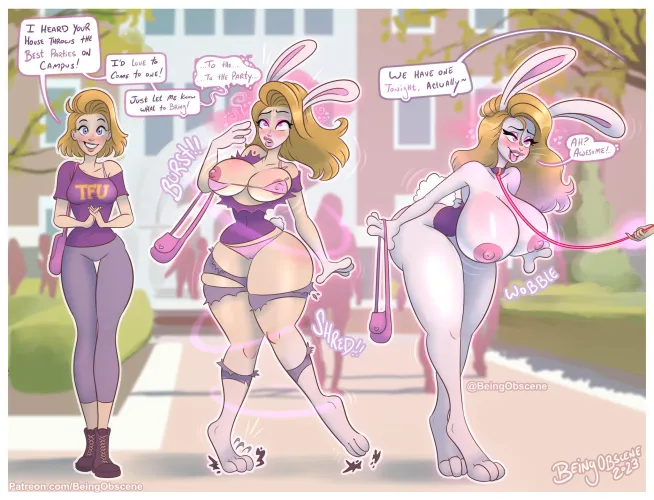 Anything can happen at TFU campus parties ✨ Who else wants an invite? ( BeingObscene )