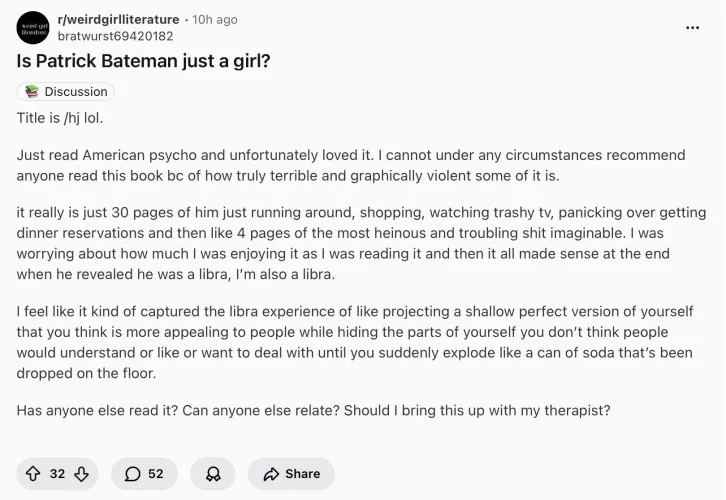 Astrology & gender BS make for powerful literary insight