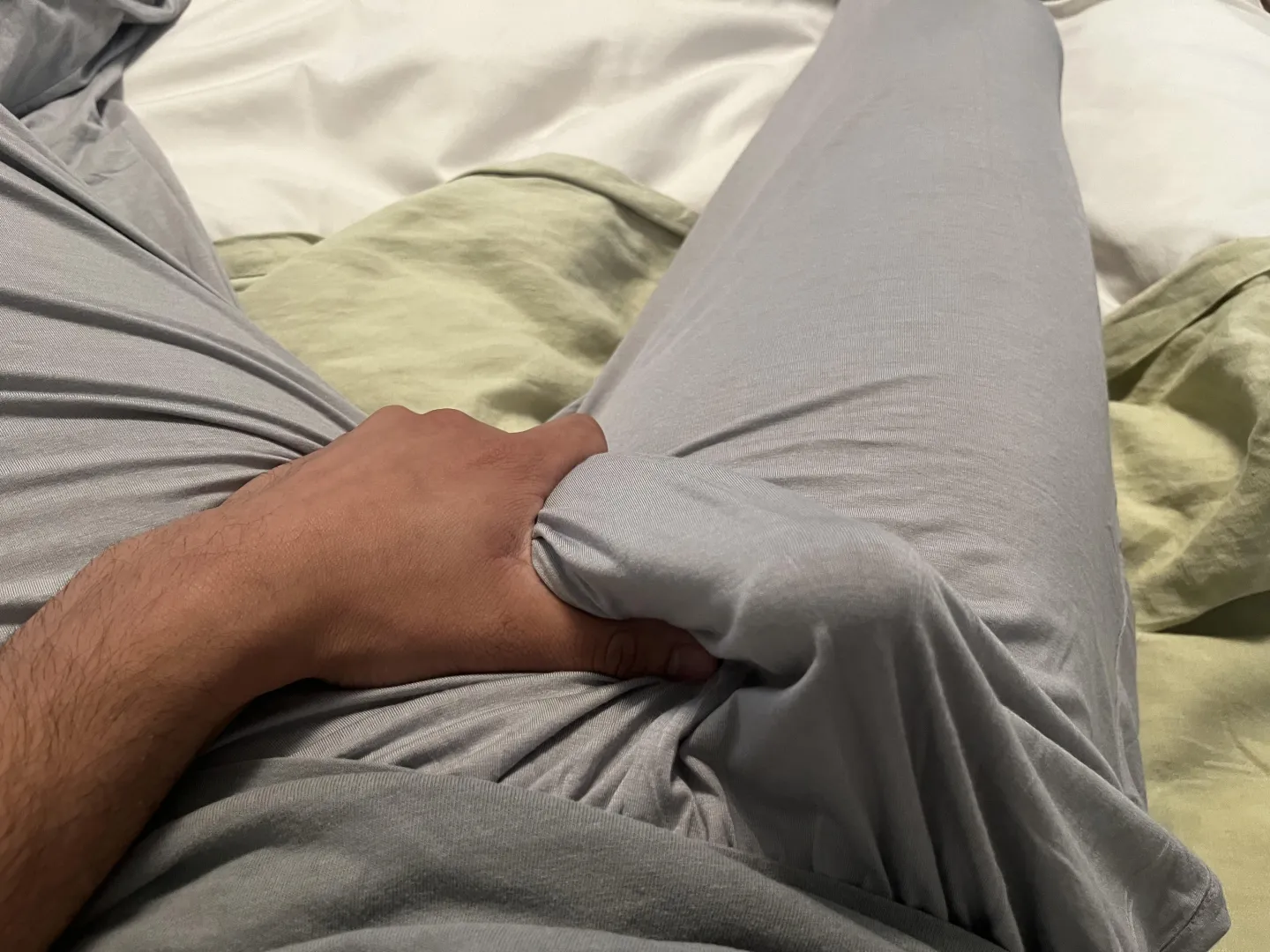 Before the precum makes it obvious