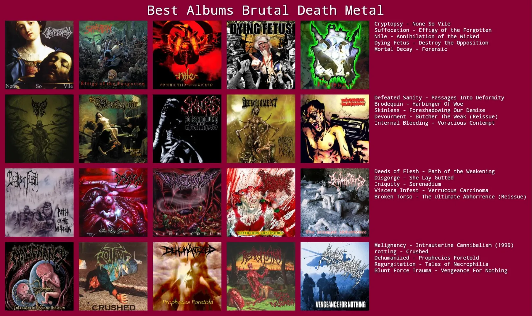 Brutal Death Metal Essentials made by me :)