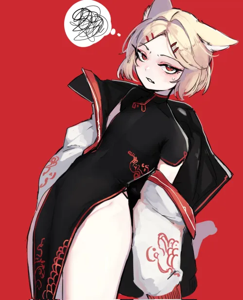 Cheongsam kitty (Luci4ever4)
