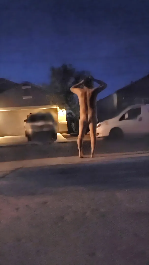 Early morning stretch