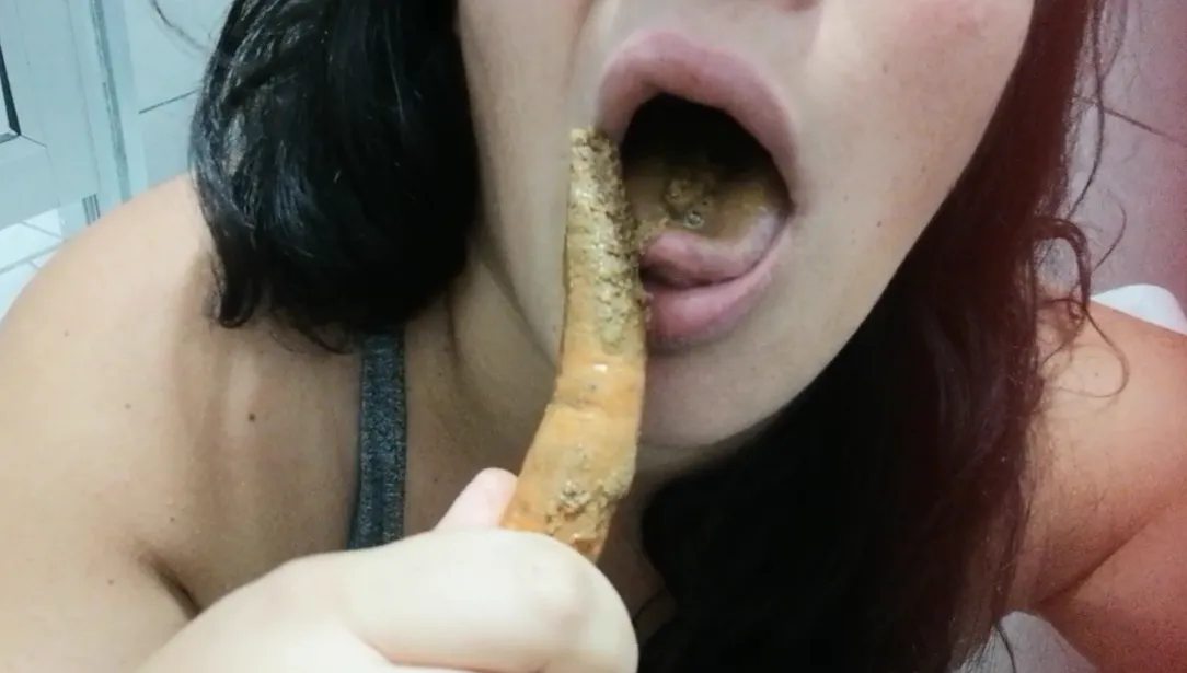 (F) Sucking on that dirty carrot feels like heaven :P
