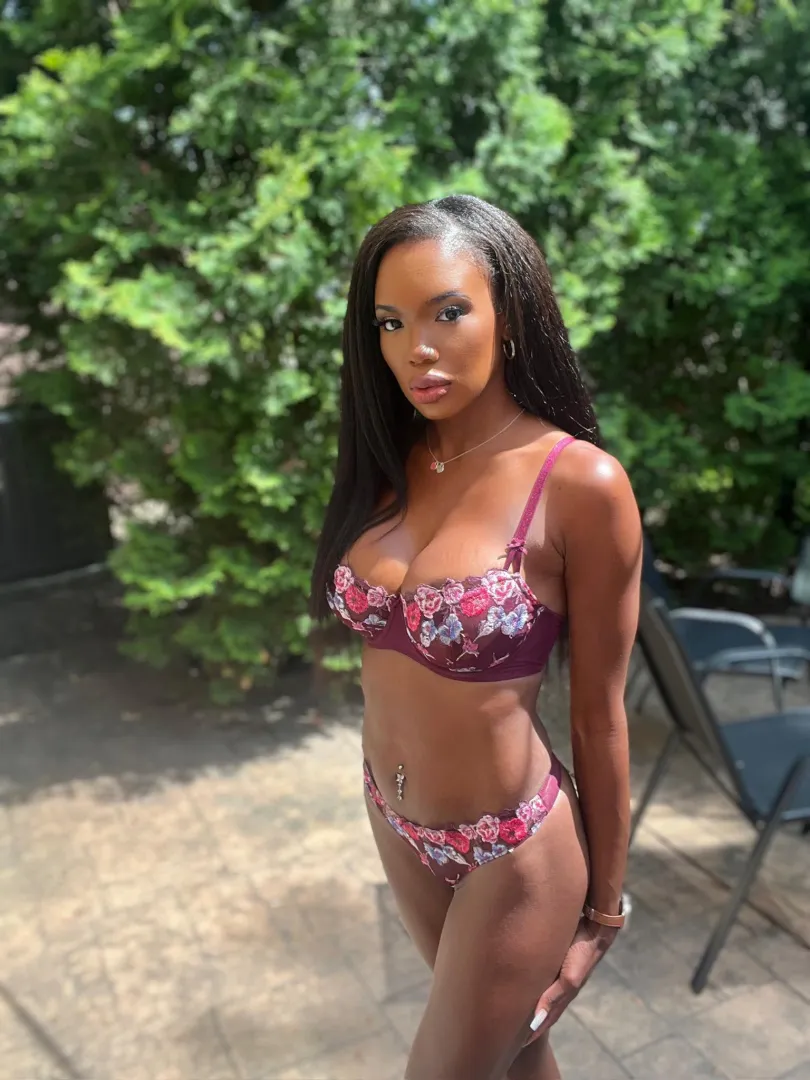 Floral Lingerie Advert for your Backyard