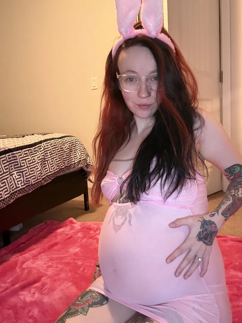 Happy Easter from this pregnant bunny