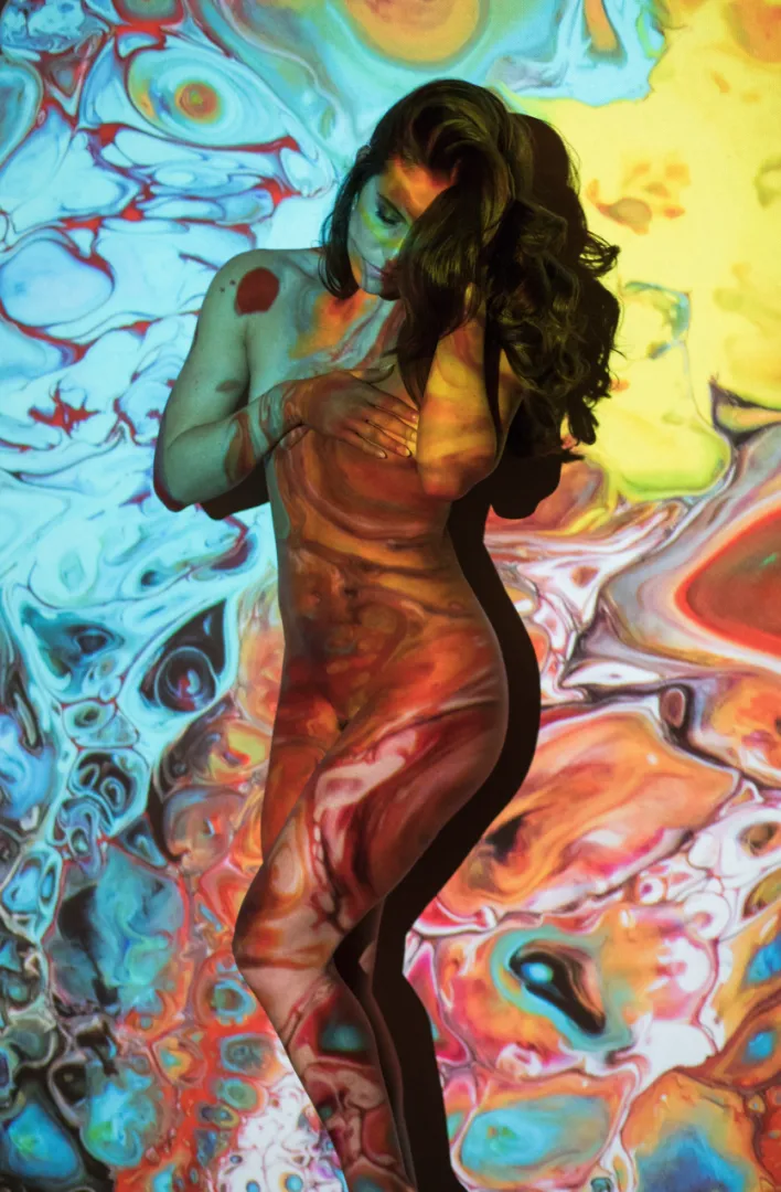 her body is a canvas, by me