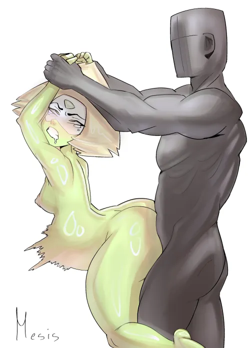 [H/F] Peri getting filled(art by me)