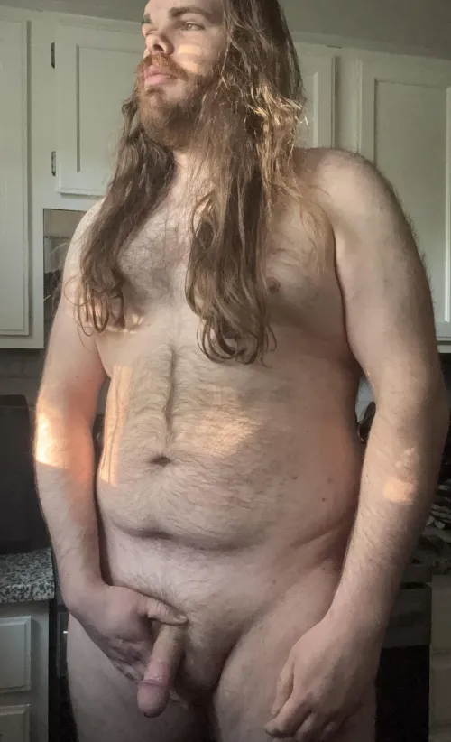 Horny in the kitchen this morning 