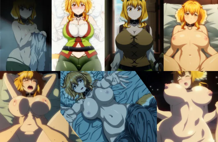 Hottest Blondes in Anime #10 - Roxanne [Isekai Meikyuu de Harem wo]