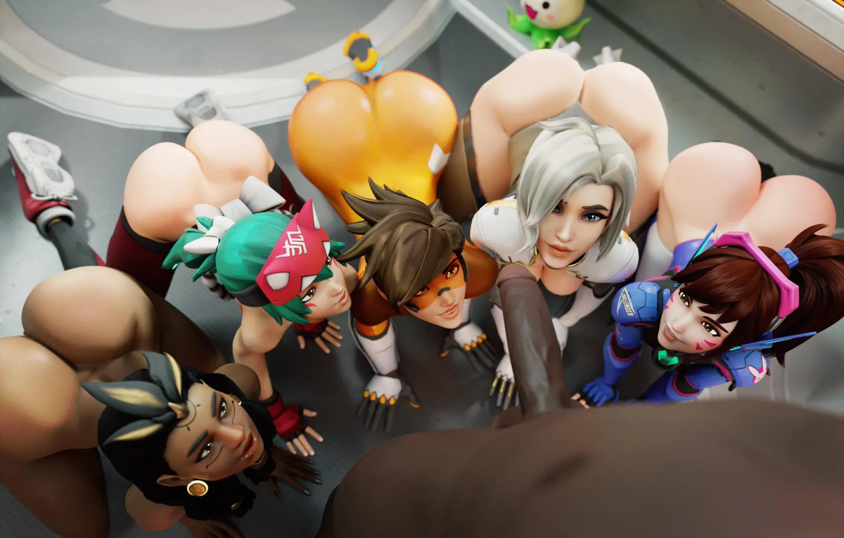 How me and my team try to deal with the enemy doomfist dominating the game...