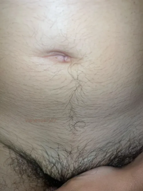 I cleaned my belly button for you 