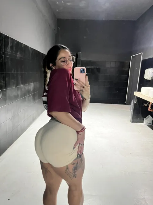 In the gym bathroom, what would you do to me?