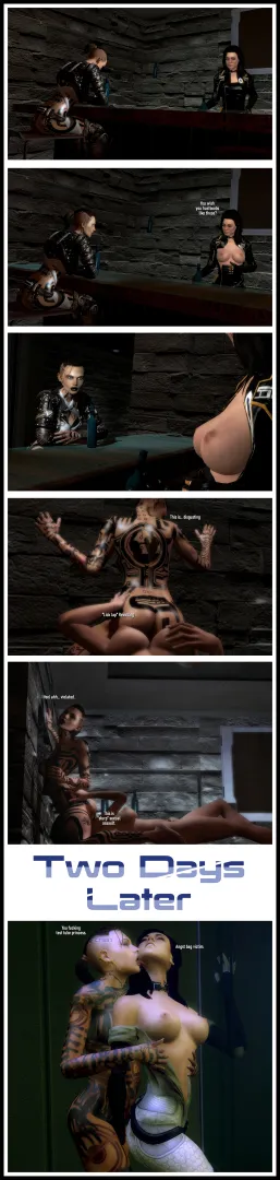 Jack and Miranda - Citadel party aftermath. (Rastifan)