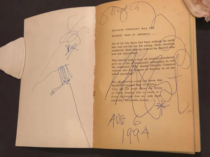 Just bought this book used and I didn't notice some dumbass kid doodled in it. Would you return it?