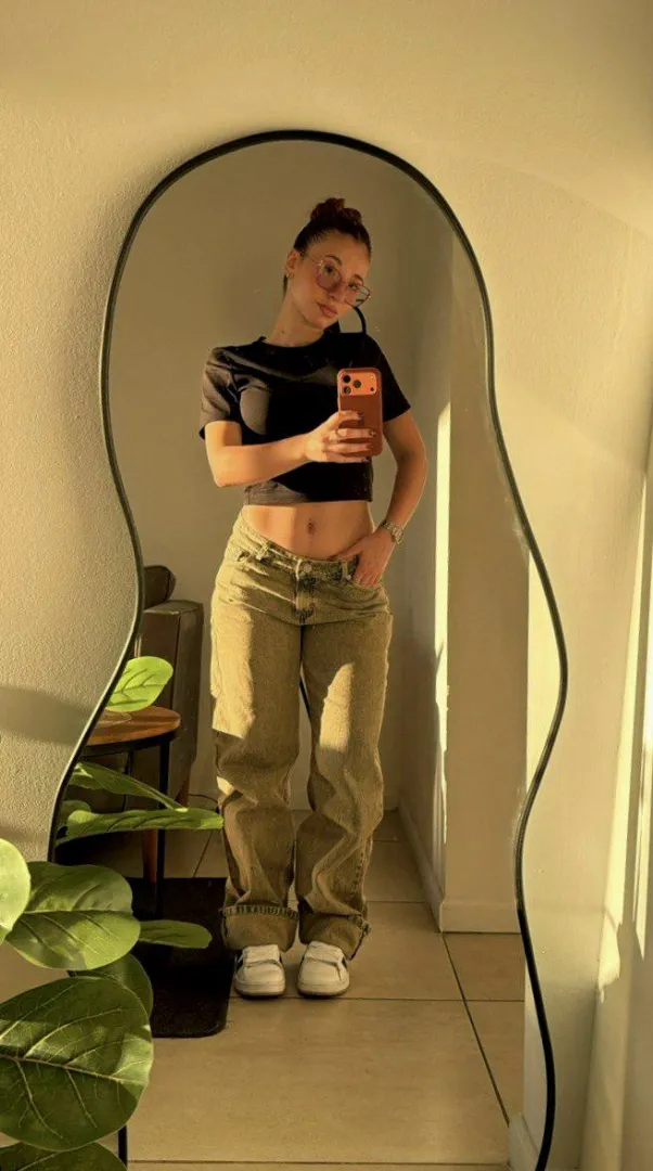 my casual outfit midriff ☺️