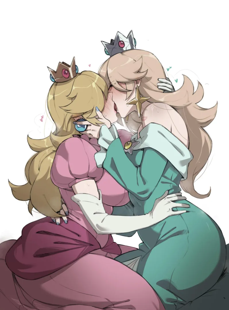 Peach and Rosalina Sisterly Kiss (masoq)