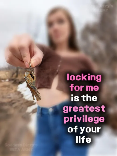 self locking is lame, lock for a REAL Goddess 