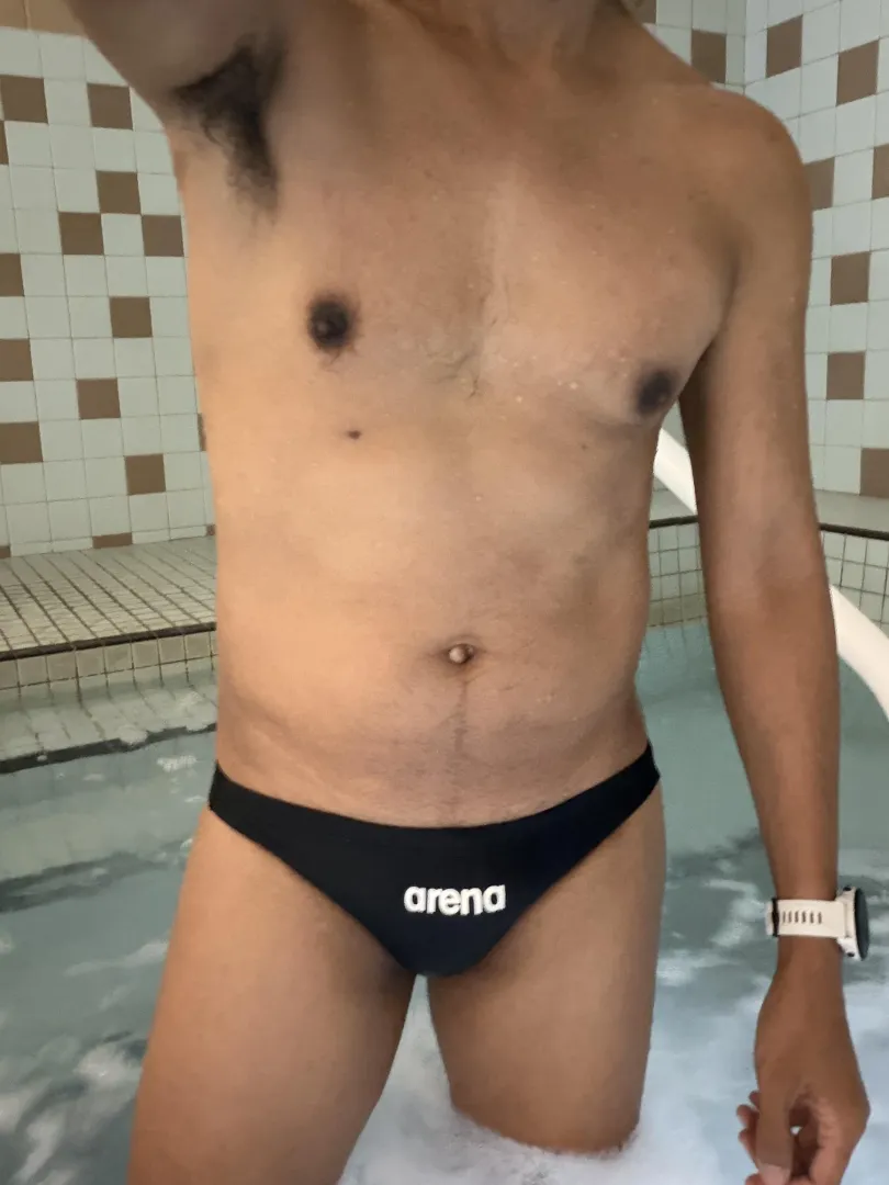 Some pool time post-run