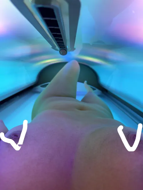 Tanning really brings my nipples in 